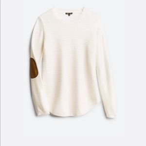 Lety & Me Elbow Patch Pullover M